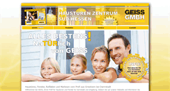 Desktop Screenshot of geissgmbh.de